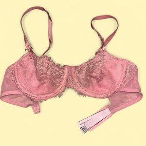 VS vintage pink sparkly bra